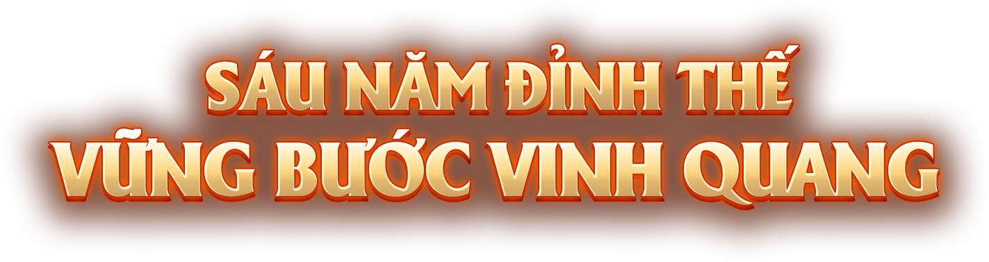 Đỉnh phong 3Q mừng sinh nhật 6 tuổi - slogan